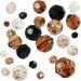 50 g/ 1 pack, size 4-12 mm, hole size 1-2,5 mm, golden