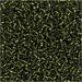 25 g/ 1 pack, dia. 1,7 mm, size 15/0, hole size 0,5-0,8 mm, grass green