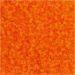 25 g/ 1 pack, dia. 1,7 mm, size 15/0, hole size 0,5 mm, transparent orange