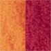 2x7 g/ 1 pack, dia. 1,7 mm, size 15/0, hole size 0,5 mm, transparent orange, transparent red