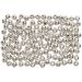 150 pc/ 1 pack, dia. 3 mm, hole size 0,7 mm, silver