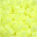 1100 pc/ 1 pack, size 5x5 mm, hole size 2,5 mm, medium, pastel yellow (32244)