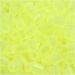 6000 pc/ 1 pack, size 5x5 mm, hole size 2,5 mm, medium, neon yellow (32223)