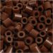1100 pc/ 1 pack, size 5x5 mm, hole size 2,5 mm, medium, chocolate (27)
