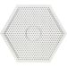 1 pc, large hexagon, 15x15 cm, medium, clear
