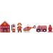 6 parts/ 1 set, Fire station