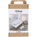 1 pack, Dish, blue, gold, white