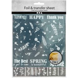 Deco Foil and transfer sheet