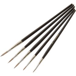 Watercolour brush set made from imitation marten hair