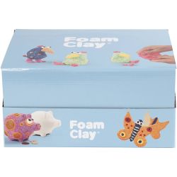 Foam Clay®, glitter colours, metallic colours, 12 set/ 1 pack
