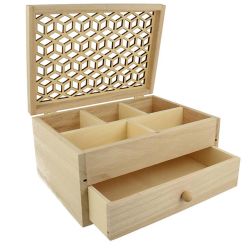 Wooden jewellery box