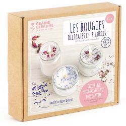Candle kit - Dried flowers