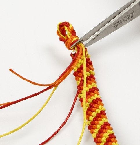 How to Make Candy Stripe Friendship Bracelets