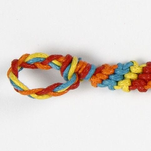 ChevronCandy Stripe Friendship Bracelets  musty art co  Marketspread