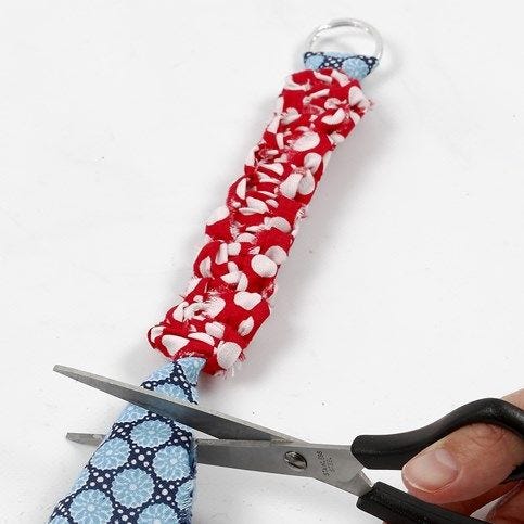 Braided keychain diy top